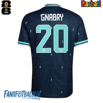 Germania Serge Gnabry #20 Tricou Fotbal Replică Mondial 2026 Barbati Deplasare